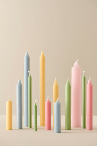 Taper Candle Green Tea 20cm