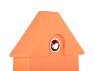 Wall Clock Cuckoo Orange