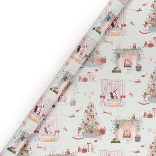 Cosy Christmas 10m Roll Wrap