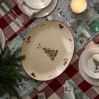 Cosy Christmas Stoneware Christmas Platter
