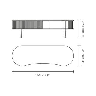 Audacious TV Bench