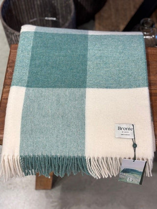 Bronte By Moon - Pastel Block Check Throw