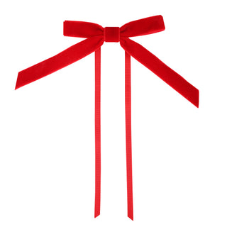 Candy Velvet Bows Red 8pk