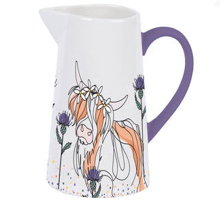 Ceramic Jug Small Highland Cow
