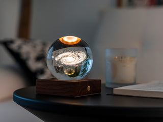 Amber Crystal Light Galaxy