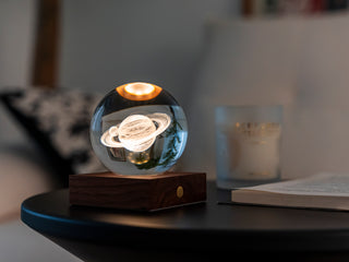 Amber Crystal Light Saturn