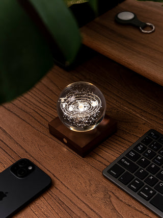 Amber Crystal Light Solar System