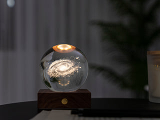 Amber Crystal Light Galaxy