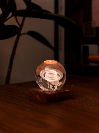 Amber Crystal Light Saturn