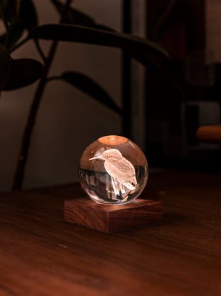 Amber Crystal Light Kingfisher