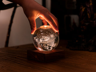 Amber Crystal Light Solar System