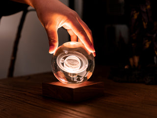 Amber Crystal Light Saturn