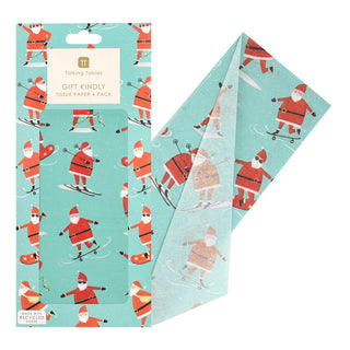 Fun Guy Santa Tissue Paper 4pk