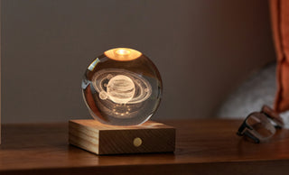 Amber Crystal Light Saturn