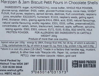 Medium Box Chocolate Marzipan Cakes 190g