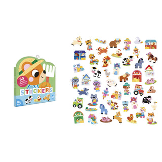 50 Big Stickers - Farm Animals
