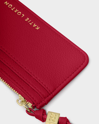 Gift Boxed Coin & Cardholder Garnet Red