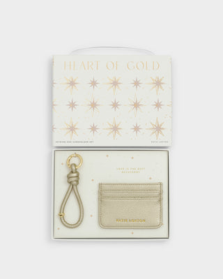 Gift Boxed Keyring & Cardholder Gold