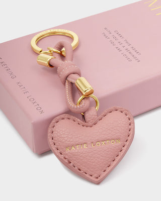 Key To My Heart Gift Boxed Keyring Rose Pink