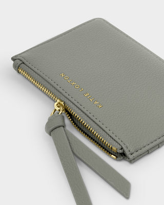 Hallie Coin & Card Holder Graphite Green