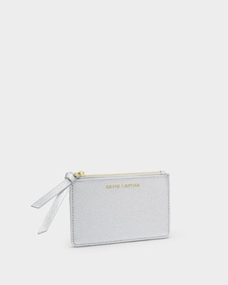 Hallie Coin & Card Holder Silver