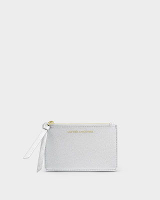 Hallie Coin & Card Holder Silver