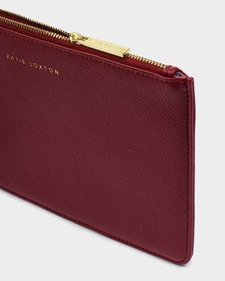 Hallie Wristlet Pouch Cherry