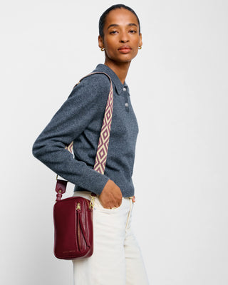 Hallie Small Crossbody Bag Cherry