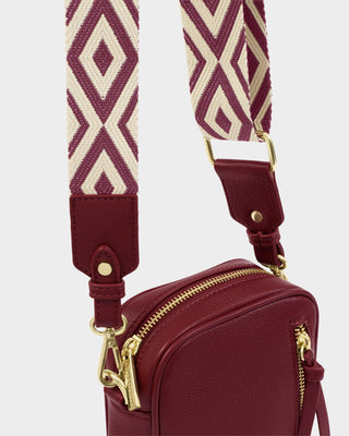Hallie Small Crossbody Bag Cherry