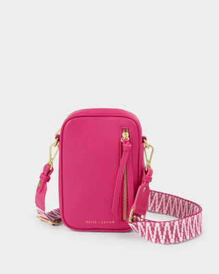 Hallie Small Crossbody Bag Fuschia