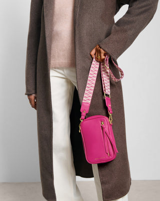 Hallie Small Crossbody Bag Fuschia