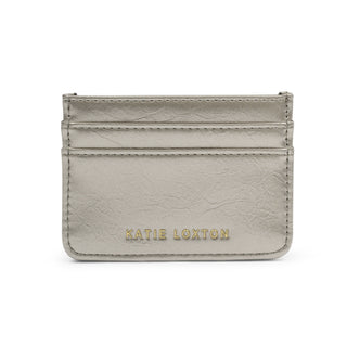 Nova Textured Patent Cardholder Pewter