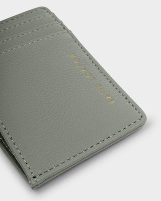 Laila Slim Cardholder Graphite Green