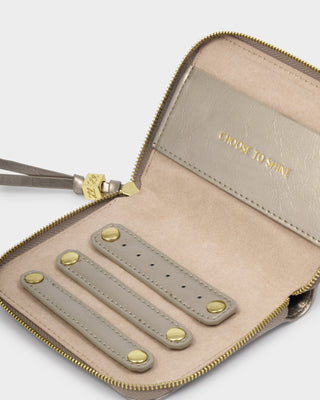 Jewellery Travel Case Choose To Shine Pewter