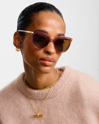 Ravello Sunglasses Cherry Transparent