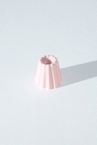 Porcelain Candle Holder - Pink