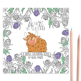 A-Z Scotland Colouring Book