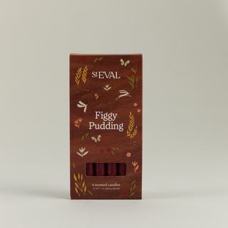Christmas Candles - Figgy Pudding 1/2x6 Box Of 6
