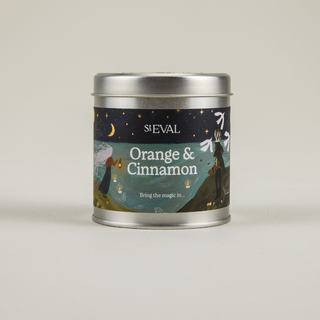 Christmas Candle Tin - Orange & Cinnamon