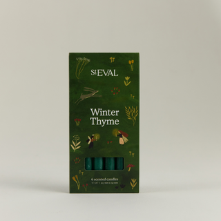 Christmas Candles - Winter Thyme 1/2x6 Box Of 6