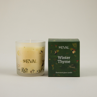 Glass Christmas Candle - Winter Thyme