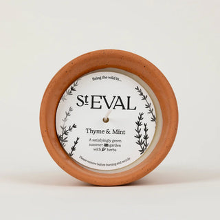 Victorian Herb Pot Small - Thyme & Mint
