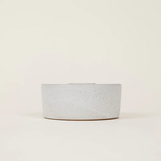 Candle Holder White Speckle