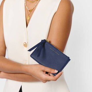 Hallie Coin & Card Holder Midnight Blue