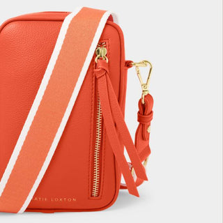Hallie Small Crossbody Bag Deep Orange