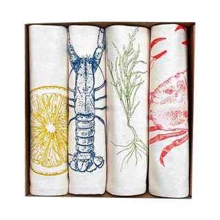 Seafood Napkins Set of 4