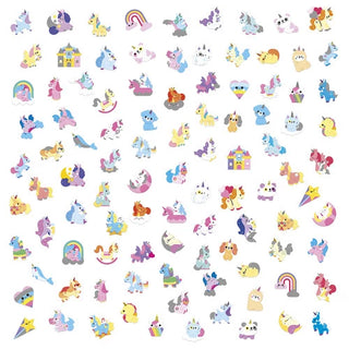 100 Stickers - Unicorns