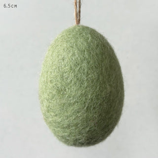 Plain Felt Egg-Green