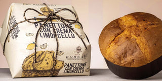 Hand Wrapped Panettone Limoncello Cream Candied Peel 1kg