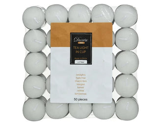 White Tealights - 50 pack